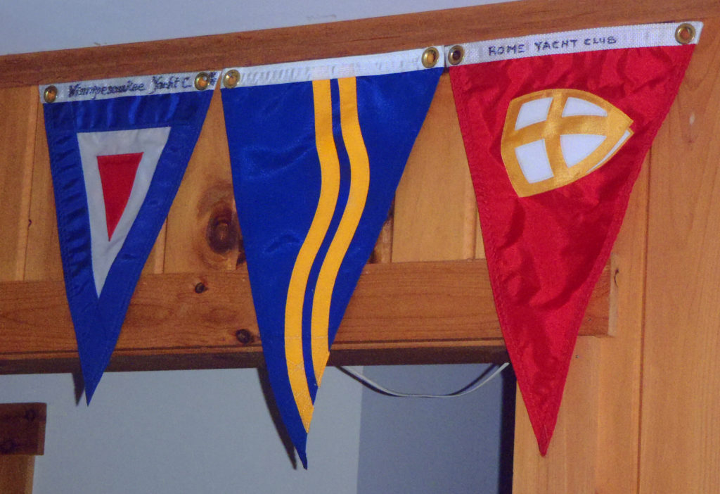 The Great Burgee Swap with Winnipesaukee Yacht Club Great Pond Yacht Club