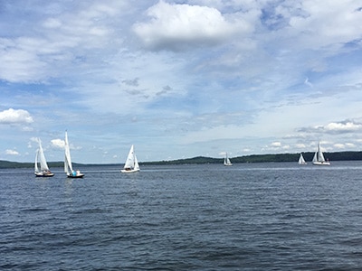 GPYC's Hurricane Cup 2015 boats on the water